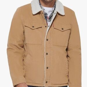 Levi's Men's Corduroy Sherpa Lined Trucker Jacket Size M